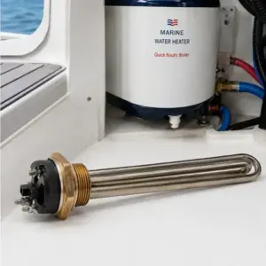 Resistencias eléctricas para calentar agua en barcos y equipos náuticos