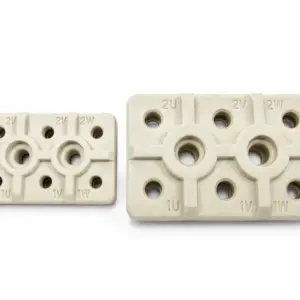 Piedras de motor: placas cerámicas de bornes de cuatro y seis orificios